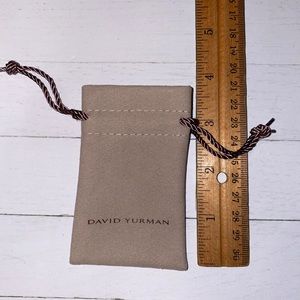 ✅David Yurman small dust bag.
